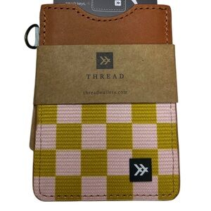Thread Wallets Vertical Card Holder RFID Protected NWT
